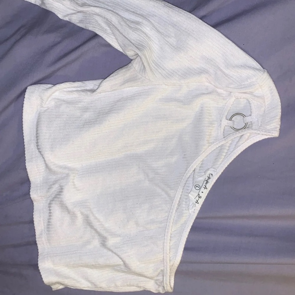 LF one shoulder crop top